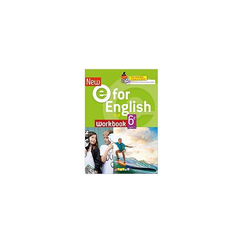 New E For English 6ème - Anglais Ed.2021 - Cahier9782278102976