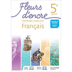 Fleurs d'encre Français Cycle 4/5e - Livre élève - Ed. 2022