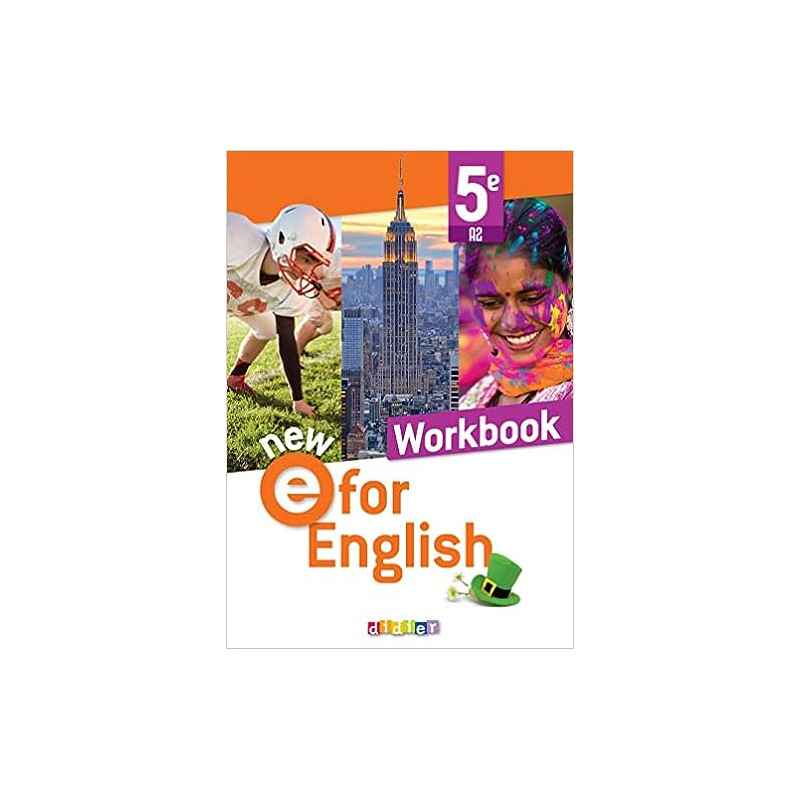NEW E For English - Anglais 5e Ed. 2022 - Workbook9782278105144