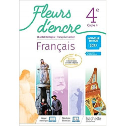Fleurs d'encre Français 4e - Livre élève - Ed. 20239782017067061