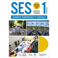 Sciences économiques et sociales 1re spécialité - Livre élève - Ed. 20239782016281031