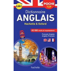 Dictionnaire poche top Hachette & Oxford - Bilingue Français/anglais - Anglais