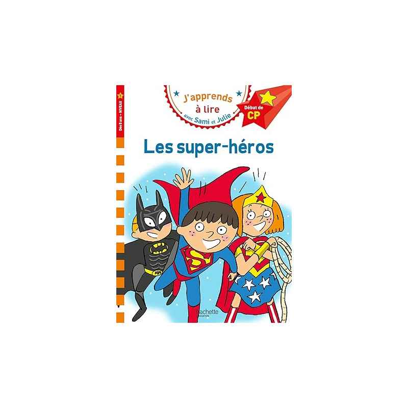 Sami et Julie CP Niveau 1 - Les super-héros9782017212713