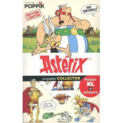 Poppik Astérix: 1 poster + 45 stickers repositionnables3760262412207