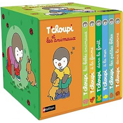 T'choupi et les animaux - ma petite bibliothèque coffret de 6 livres - Dès 2 ans de Thierry Courtin9782092498095