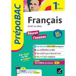Prépabac Français 1re générale - Bac de français 20249782401094611