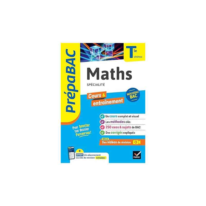 Prépabac Maths (spécialité) Tle générale9782401094758