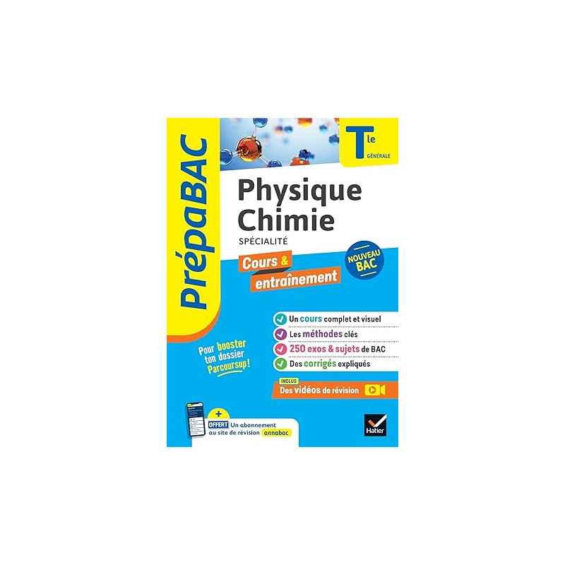 Prépabac Physique-Chimie Tle générale (spécialité) -9782401094802