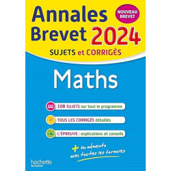 Annales BREVET 2024 - Maths9782017226888