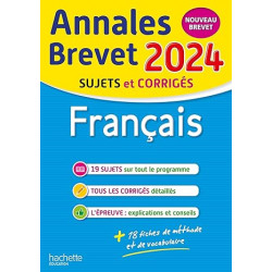 Annales BREVET 2024 - Français