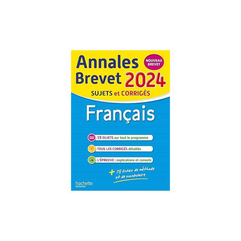 Annales BREVET 2024 - Français9782017226864