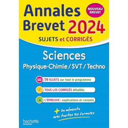 Annales BREVET 2024 - Sciences9782017226895