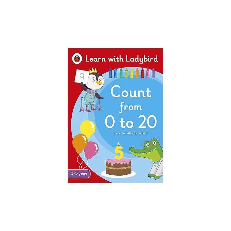 Count from 0 to 20: A Learn with Ladybird Activity Book 3-5 years:9780241515556
