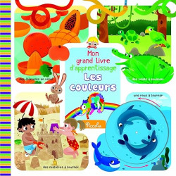 Les couleurs: Mon grand livre d'apprentissage