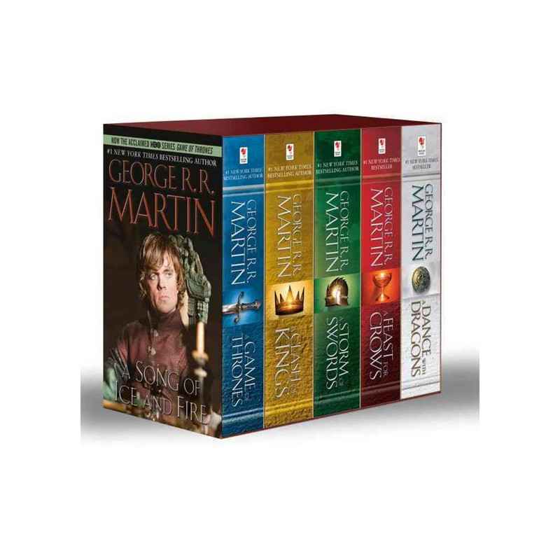 GAME OF THRONES LEATHER-CLOTH BOX SET GEORGE R.R MARTIN9780345535528