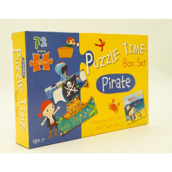 PUZZLE TIME BOX SET PIRATE9781786904775