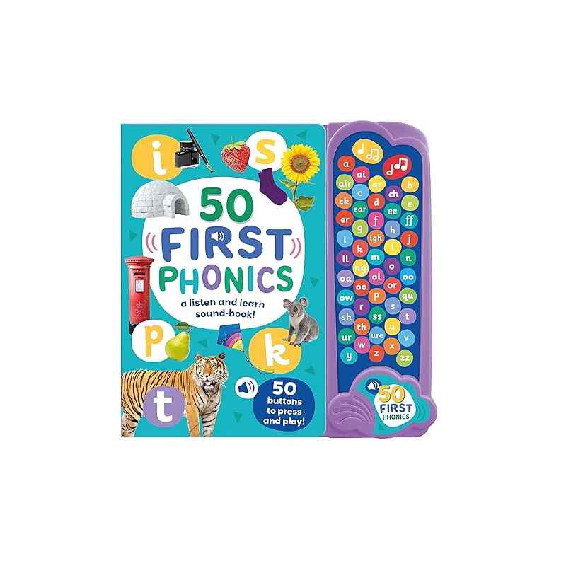50 Button Photo Sound Book - First Phonics9781839239496