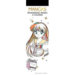 Marque-pages à colorier Mangas