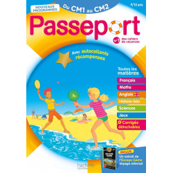 Passeport - Du CM1 au CM2 9/10 ans - Cahier de vacances 2024