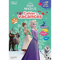 Disney - Reine des Neiges - Du CP au CE1 - Cahier de vacances 2024