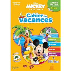 Disney - Mickey - De la Petite à la Moyenne Section - Cahier de vacances 2024