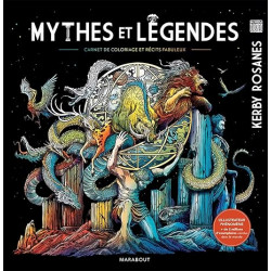 mandalas Mythes et légendes - Carnet de coloriages
