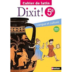 Dixit! Cahier de latin 5e Broché – Grand livre, 26 avril 2023