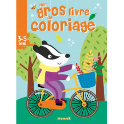 MON GROS LIVRE DE COLORIAGE - BALADE À VÉLO