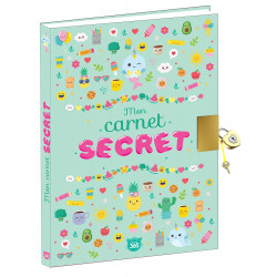 MON CARNET SECRET KAWAI - JOURNAL INTIME AVEC CADENAS À COMPLÉTER