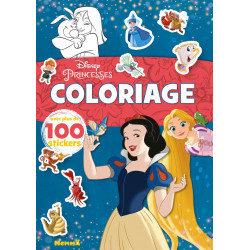 DISNEY PRINCESSES – COLORIAGE AVEC PLUS DE 100 STICKERS