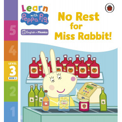 LEARN WITH PEPPA PHONICS LEVEL 3 BOOK 2 – NO REST FOR MISS RABBIT!