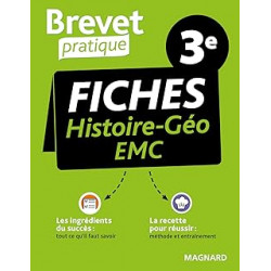 Brevet Pratique Fiches Histoire-Géographie-EMC 3e Brevet 2025