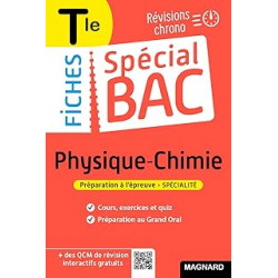 Spécial Bac Fiches Physique-Chimie Tle Bac 2025