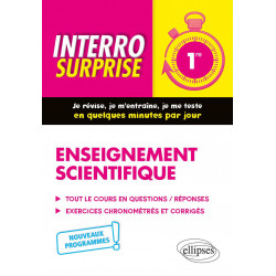 ENSEIGNEMENT SCIENTIFIQUE 1RE