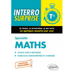 SPÉCIALITÉ MATHS TLE: NOUVEAUX PROGRAMMES