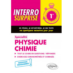 SPÉCIALITÉ PHYSIQUE-CHIMIE - PREMIÈRE