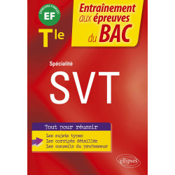 Spécialité SVT - Terminale - EF épreuves finales Bac