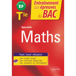 Spécialité Mathématiques - Terminale: Épreuve finale