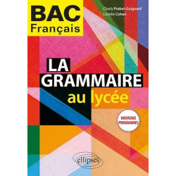 LA GRAMMAIRE AU LYCÉE. NOUVEAUX PROGRAMMES.