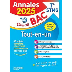 Annales Objectif BAC 2025 - Bac STMG Tout-en-un