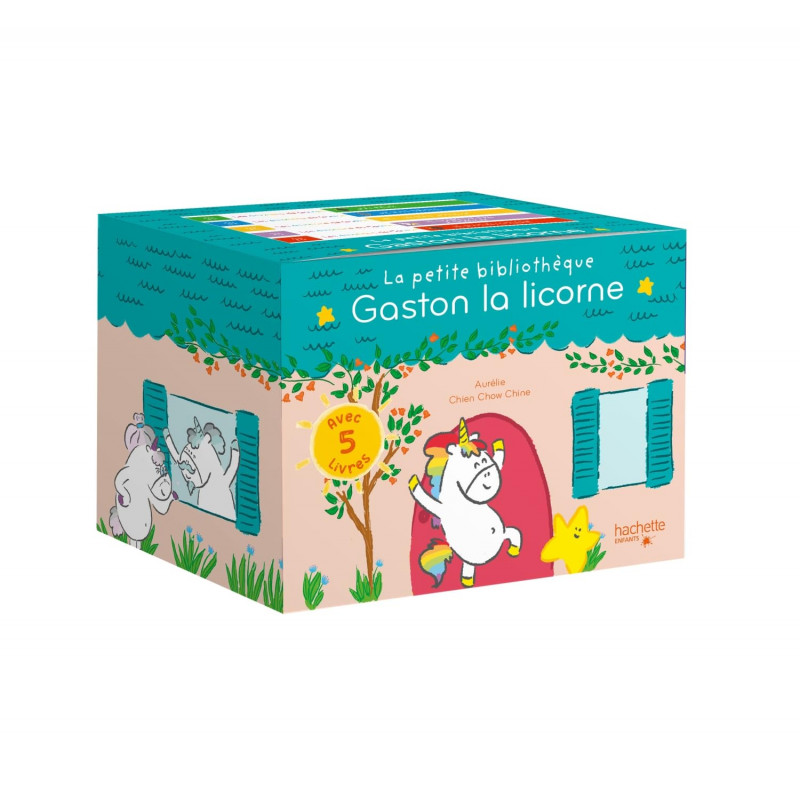 LA PETITE BIBLIOTHÈQUE GASTON 2 AVEC 5 LIVRES9782017107194