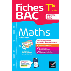 FICHES BAC - MATHS TLE (SPÉCIALITÉ) - BAC 2025