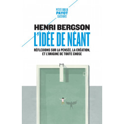 L'idée de néant de Henri Bergson