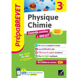 PRÉPABREVET - PHYSIQUE-CHIMIE 3E - BREVET 2025: