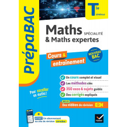 PRÉPABAC - MATHS (SPÉCIALITÉ) & MATHS EXPERTES (OPTION) TLE GÉNÉRALE - BAC 2025