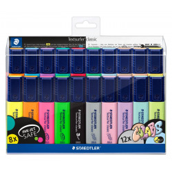 markers , fluo , Staedtler Classic Highlighters - 20 Colors4007817074145