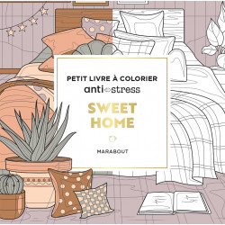 SWEET HOME: PETIT LIVRE À COLORIER ANTI-STRESS - mandalas9782501192279