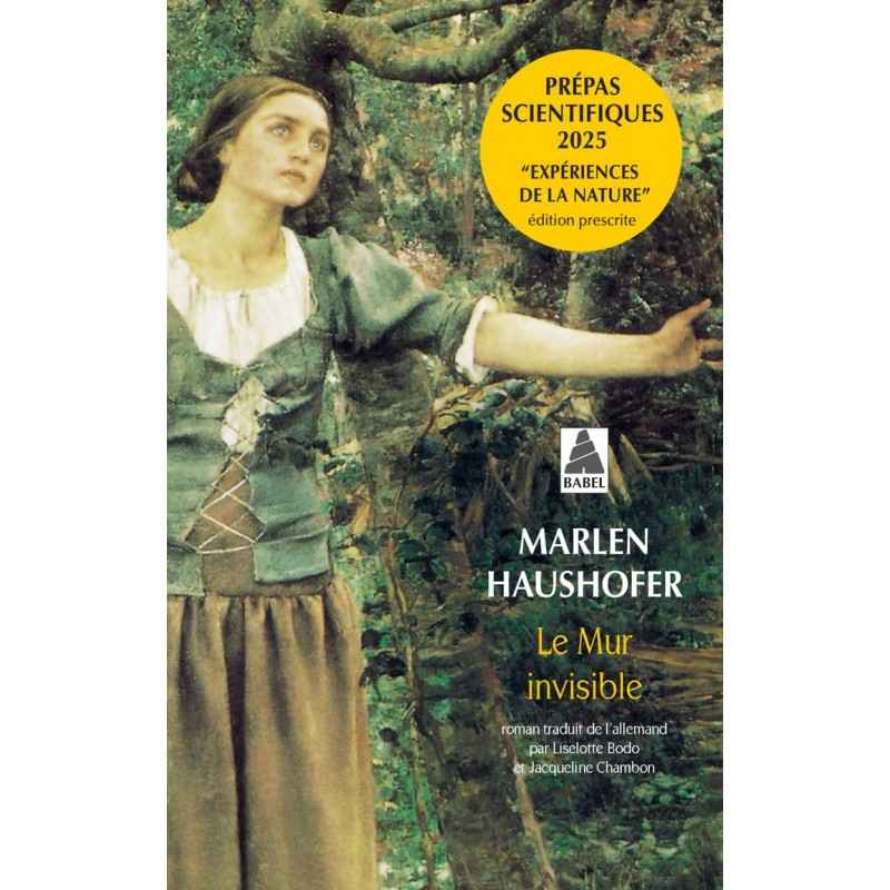 LE MUR INVISIBLE ( PRÉPAS SCIENTIFIQUES 2025-2026 ) de Marlen Haushofer9782330210076