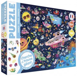 Puzzle cherche et trouve - dans l'espace