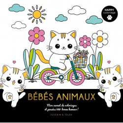 MANDALAS HAPPY COLORIAGE BÉBÉS ANIMAUX9782295016744